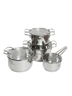 Набор посуды KELLI из нержавеющей стали, 4 шт.