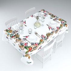 Скатерть Сирень Волшебные мгновения Цвет: Белый 145х220 см