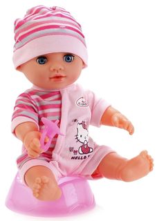 Пупс Карапуз Hello Kitty 30см 3 функции, пьет, писает, закрывает глазки