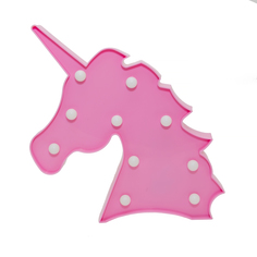 Декоративный светодиодный светильник СТАРТ LED единорог розовый Start