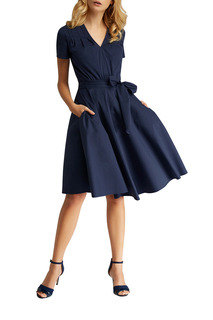 Платье женское Apart 47754 синее 40 DE