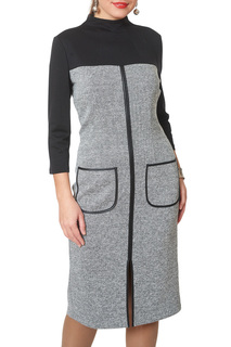 Платье женское Argent AZDT7117 серое 44 RU