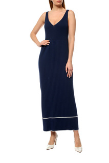 Платье женское Cruciani CD21.313 синее 40 IT