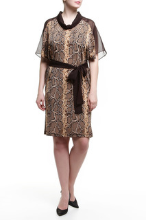 Платье женское BMBL VIRSAVIYA 3038 коричневое 52 RU