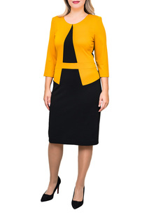 Платье женское Balsako ГОРЧИЧКА черное 62 RU/64 RU