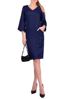 Платье женское FRANCESCA LUCINI F0811-1 синее 48 RU