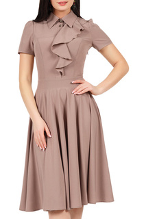 Платье женское Grey Cat GPL00182L(LAKRY) бежевое 44 RU