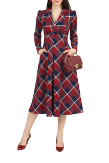 Платье женское Grey Cat GPL00016Z(FLORENTINA) красное 44 RU
