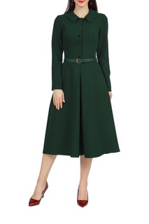 Платье женское Grey Cat GPL00013Z(LUANNA) зеленое 52 RU