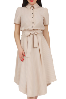 Платье женское Grey Cat GPL00196L(LAZIZA) бежевое 54 RU