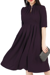 Платье женское Grey Cat GPL00189L(PALAMEDEA) фиолетовое 42 RU