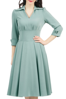 Платье женское Grey Cat GPL00021Z(ALVINA) серое 50 RU