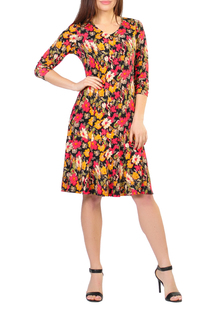 Платье женское Forus 18166-102 красное 52 RU