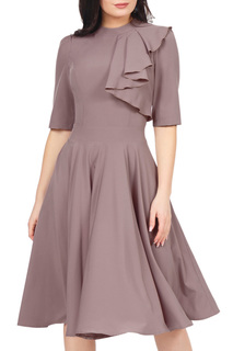 Платье женское Grey Cat GPL00184L(JORJETTA) бежевое 46 RU