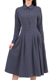 Платье женское Grey Cat GPL00020Z(ALISIA) синее 46 RU