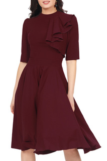 Платье женское Grey Cat GPL00184L(JORJETTA) красное 52 RU