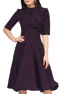 Платье женское Grey Cat GPL00184L(JORJETTA) фиолетовое 52 RU