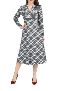 Платье женское Grey Cat GPL00016Z(FLORENTINA) серое 52 RU