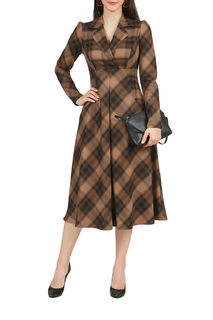 Платье женское Grey Cat GPL00016Z(FLORENTINA) коричневое 52 RU