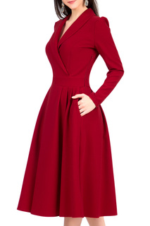 Платье женское Grey Cat GPL00010Z(STORM) красное 48 RU