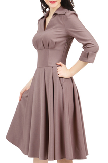 Платье женское Grey Cat GPL00021Z(ALVINA) розовое 42 RU