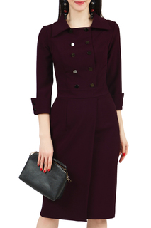 Платье женское Grey Cat GPL00225V(RORY) красное 42 RU