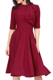 Платье женское Grey Cat GPL00184L(JORJETTA) красное 48 RU