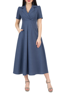 Платье женское Grey Cat GPL00199L(LOURDES) синее 42 RU