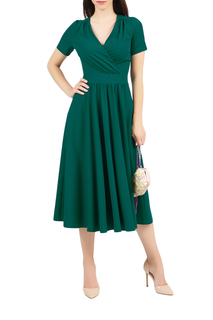 Платье женское Grey Cat GPL00212L(ATERY) зеленое 48 RU