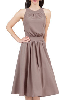 Платье женское Grey Cat GPL00216L(TAURA) коричневое 50 RU