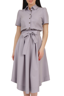 Платье женское Grey Cat GPL00196L(LAZIZA) голубое 46 RU