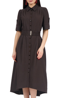 Платье женское Grey Cat GPL00192L(GILLEAN) коричневое 48 RU