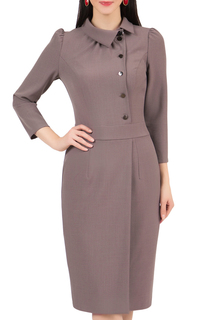 Платье женское Grey Cat GPL00026Z(ALIDA) коричневое 48 RU