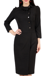 Платье женское Grey Cat GPL00026Z(ALIDA) черное 48 RU