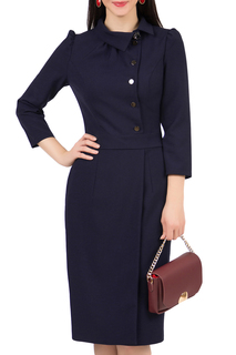 Платье женское Grey Cat GPL00026Z(ALIDA) синее 52 RU