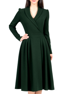 Платье женское Grey Cat GPL00010Z(STORM) зеленое 44 RU