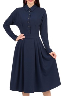 Платье женское Grey Cat GPL00020Z(ALISIA) синее 46 RU