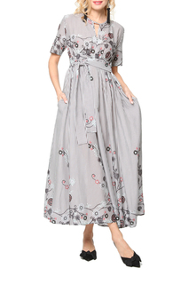 Платье женское KATA BINSKA KARLA 190173 коричневое 50 EU