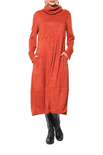 Платье женское KATA BINSKA MISS 181211 коричневое 52 EU