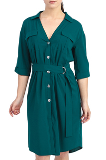 Платье женское LACY S10619(3948) зеленое 58 RU