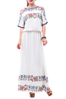 Платье женское LEBBEL S 82161024 белое 50 RU