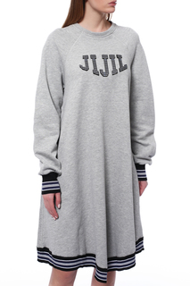 Платье женское JIJIL JPI18AB167 серое 46 IT
