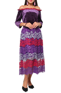 Платье женское LISA BOHO GRACE 180973 фиолетовое 48 EU