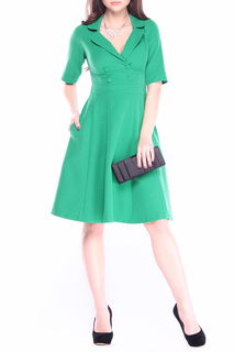 Платье женское MAURINI M319_33BR зеленое S