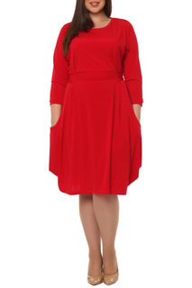 Платье женское Leshar 338605 красное 62 RU