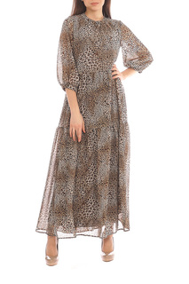 Платье женское Lamiavita ЛА-В687(03) коричневое 52 RU