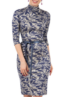 Платье женское Olivegrey PL000039Z(SOFY) синее 52 RU