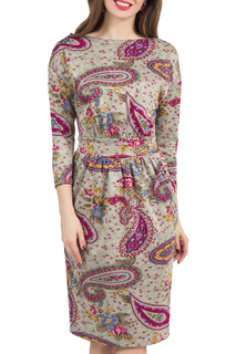 Платье женское Olivegrey PL000051Z(DILARA) оранжевое 50 RU