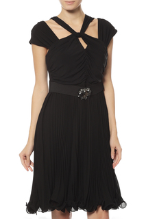 Платье женское Maria Grazia Severi 0426/1998/10000 черное 44 IT