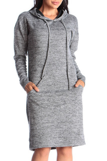 Платье женское Rebecca Tatti RR985_18AN серое 2XL